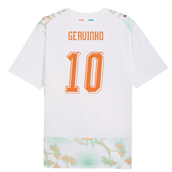 2026-2027 Ivory Coast Away Shirt (Gervinho 10)-SoccerKits Hub | Buy Soccer Jerseys Online